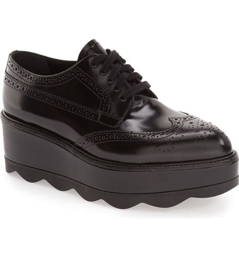 prada oxford sneakers|Prada platform oxfords.